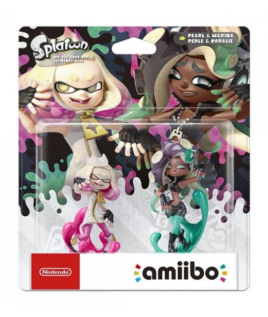 pack amiibo perla & marina splatoon coleccion