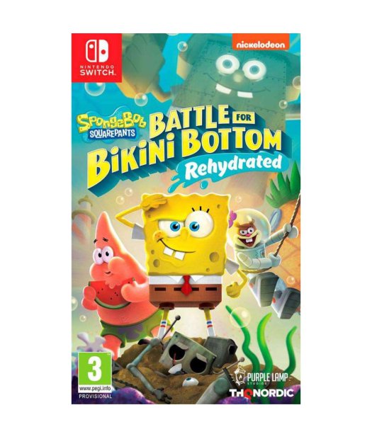 switch bob esponja: battle for bikini bottom rehyd