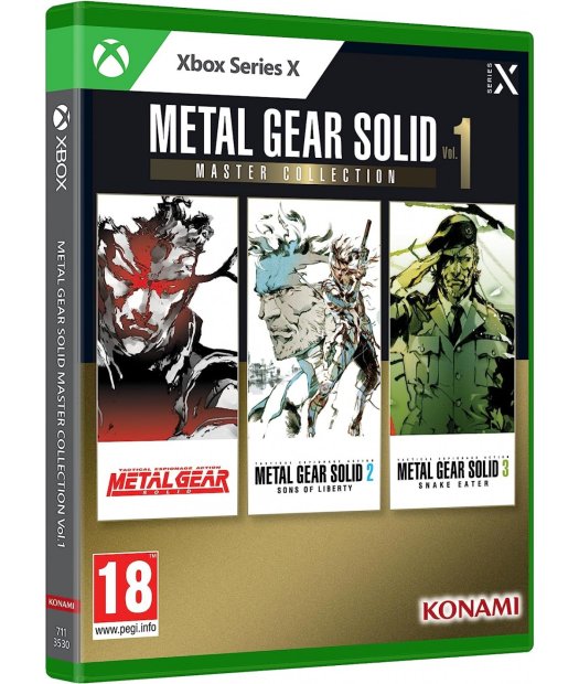 xboxx metal gear solid: master collection vol. 1