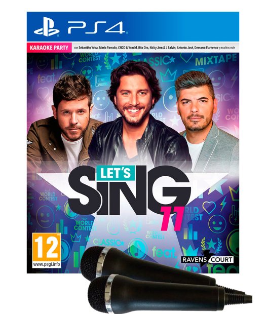 ps4 lets sing 11 version espaola +2 micros