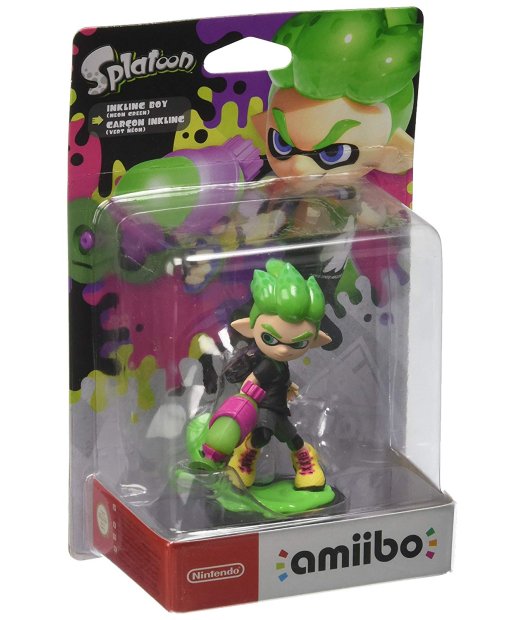 figura amiibo inkling chico splatoon