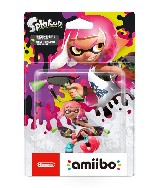 figura amiibo inkling chica splatoon