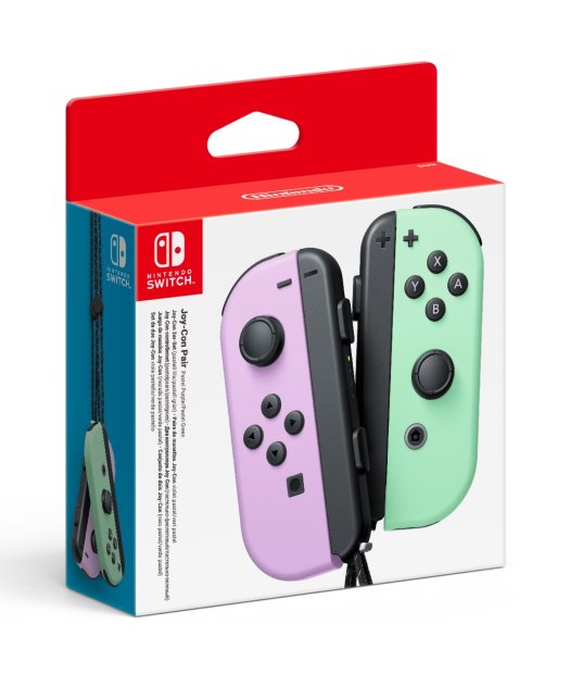 mandos joycon (set izq-dcha) morado/verde switch