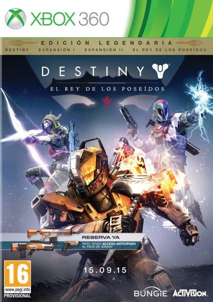 x360 destiny el rey de los poseidos ed. legendaria