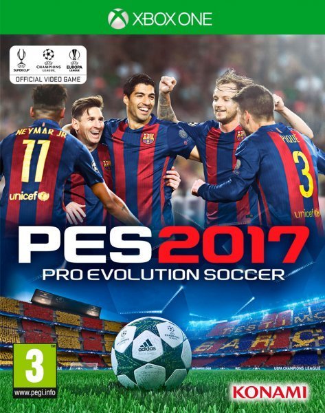 xboxone pes 2017 (pro evolution soccer)