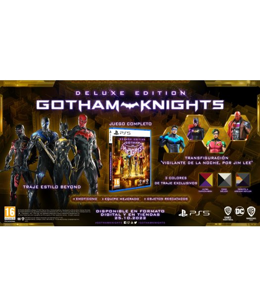 ps5 gotham knights deluxe edition