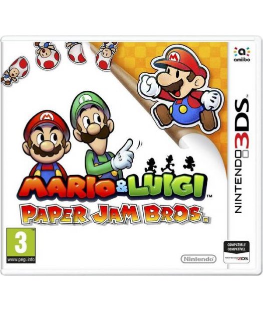 n3ds mario e luigi paper jam bros