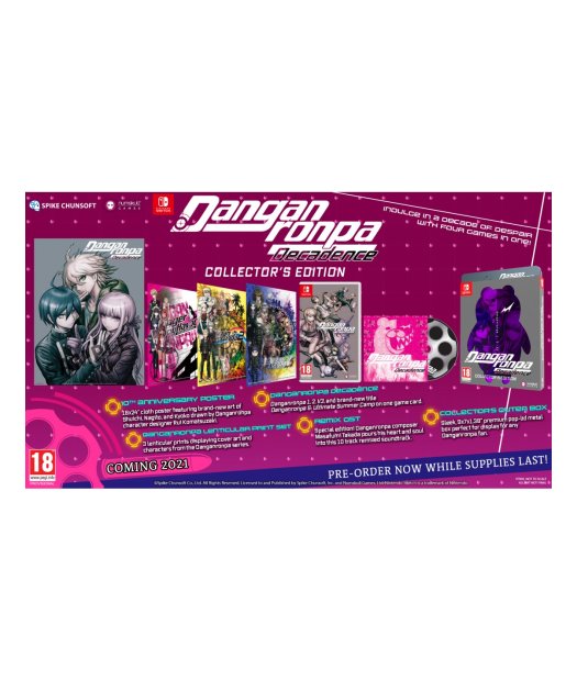 switch danganronpa decadence collector\'s edition