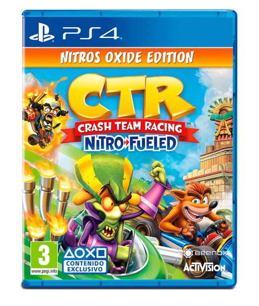 ps4 crash team racing nitro fueled edicion nitros