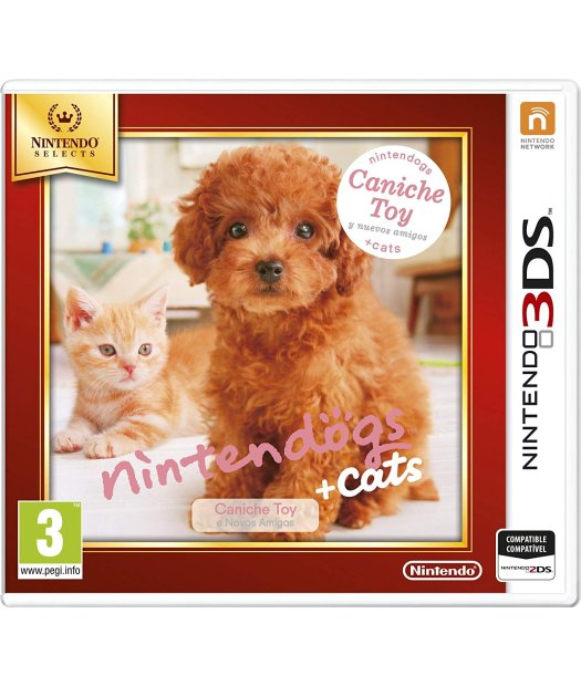 n3ds nintendogs + cats caniche toy selects