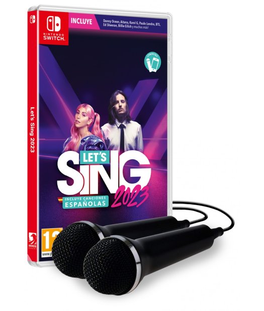 switch lets sing 2023 + 2 micros (promo)