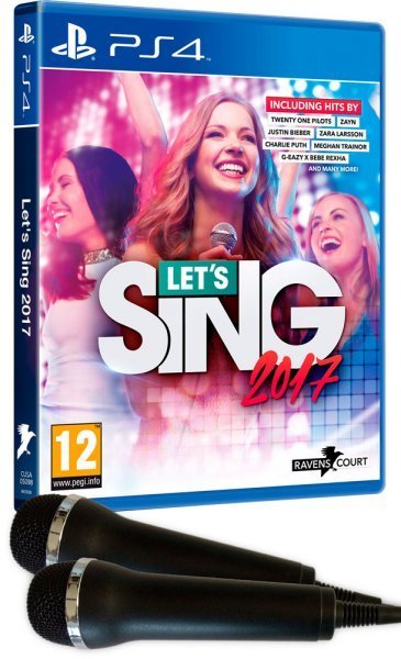 ps4 lets sing 2017 + 2 micros