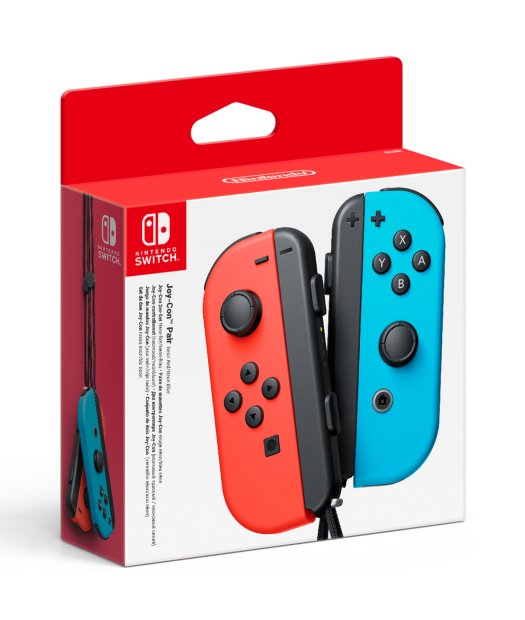 mandos joycon (set izquier-dcha) azul/rojo switch