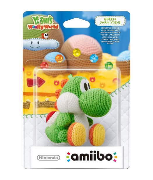 figura amiibo yoshi lana verde