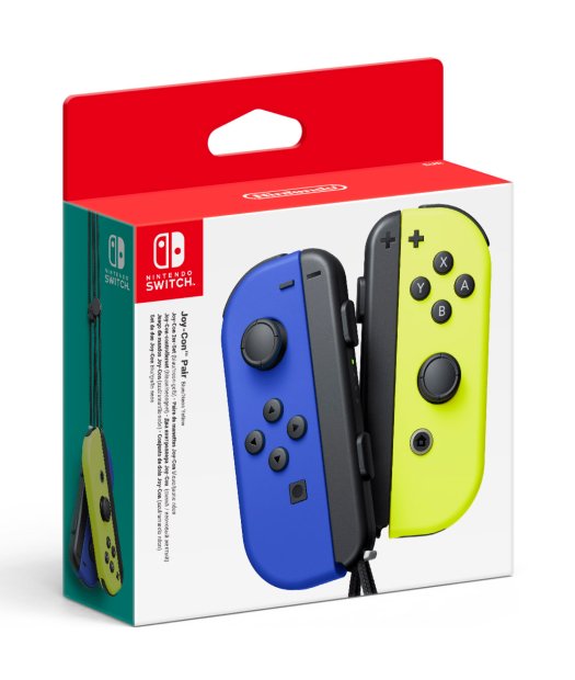 mandos joycon (set izq.-dcha) azul amarillo switch