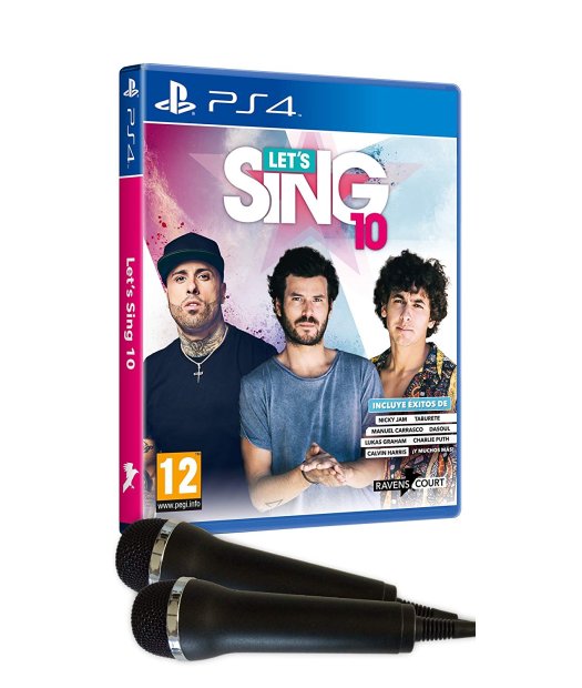 ps4 lets sing 10 + 2 micros