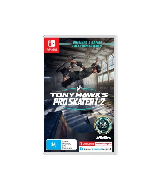 switch tony hawks pro skater 1+2