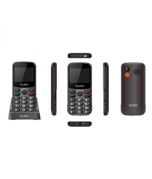 telefono movil 2,31\" qubo senior x-230c 2g negro