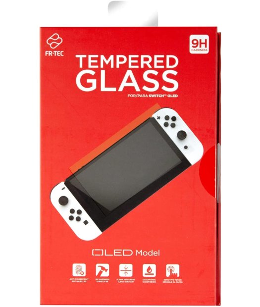 protector pantalla cristal templado switch oled