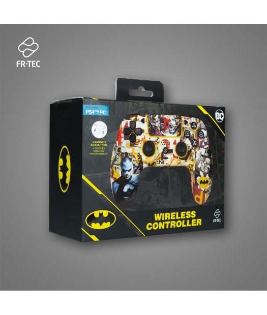 mando gamepad inalambrico fr-tec batman ps4-pc