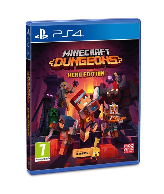 ps4 minecraft dungeons hero edition