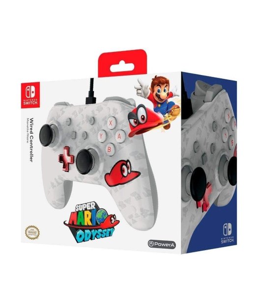 mando wired controller super mario odyssey switch