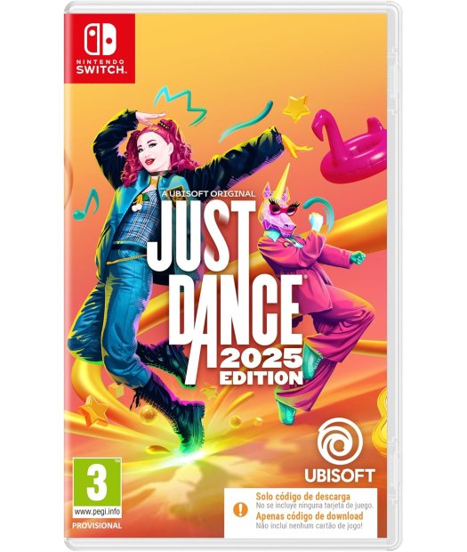 switch just dance 2025 edition (codigo descarga)