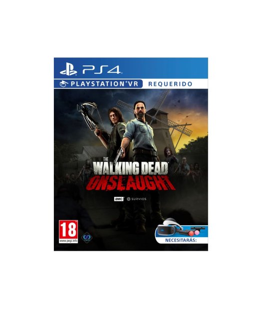 ps4 the walking dead onslaught standard edition vr