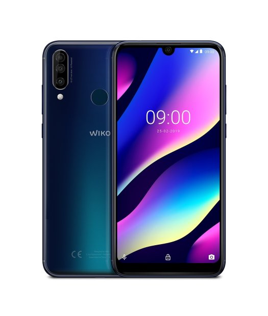 smartphone 6,26\" wiko view 3 64+3gb night blue