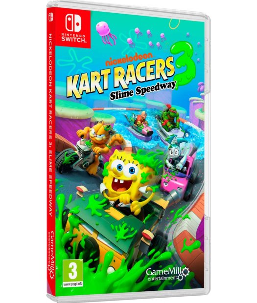 switch nickelodeon kart racers 3: slime s. promo