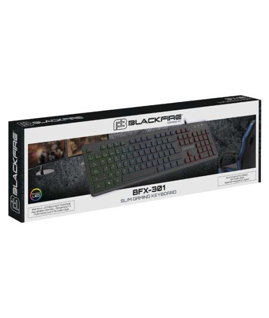 teclado gaming slim blackfire bfx-301