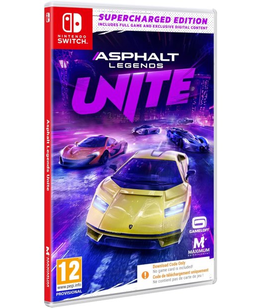 switch asphalt legends unite: supercharged (code)