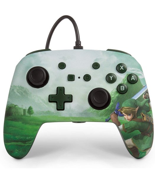 mando wired controller zelda link hyrule switch