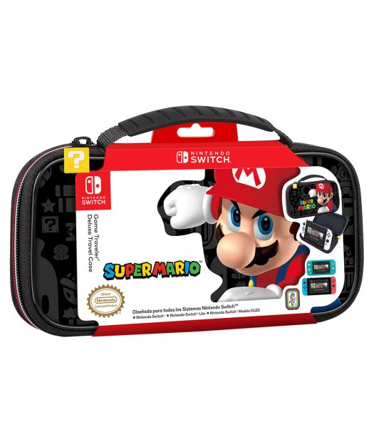 bolsa consola nintendo switch mario