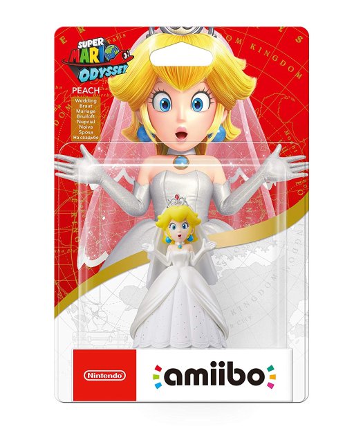 figura amiibo peach (coleccion super mario)