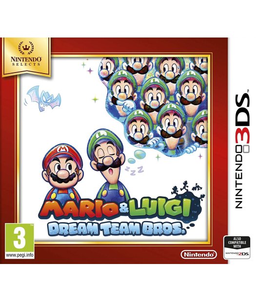 n3ds mario & luigi dream team bros selects