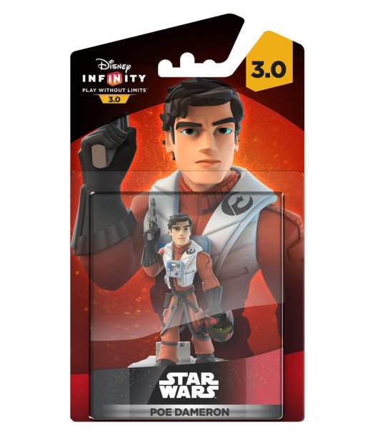 figura disney infinity 3.0 star wars poe dameron