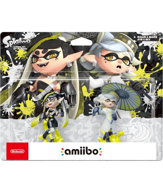 figura amiibos callie & marie (splatoon)