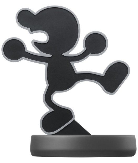 figura amiibo smash mr. game & watch