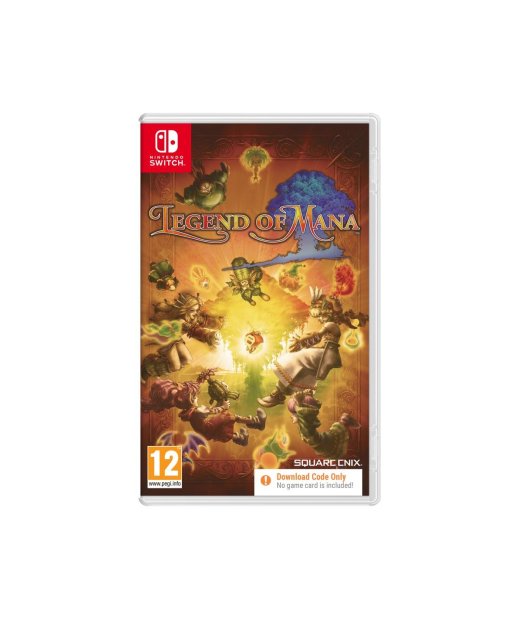 switch legend of mana - codigo en caja