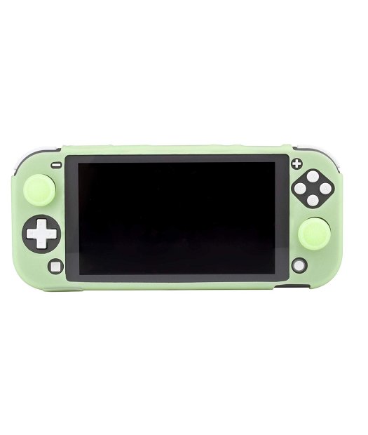 protector silicona + grips verde flore switch lite