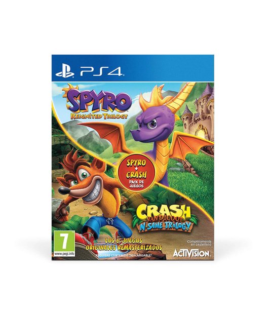 ps4 pack crash bandicoot + spyro reignited trilogy