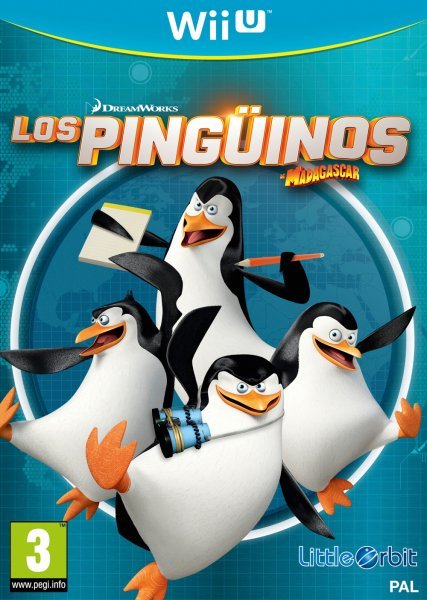 wiiu los pinguinos de madagascar