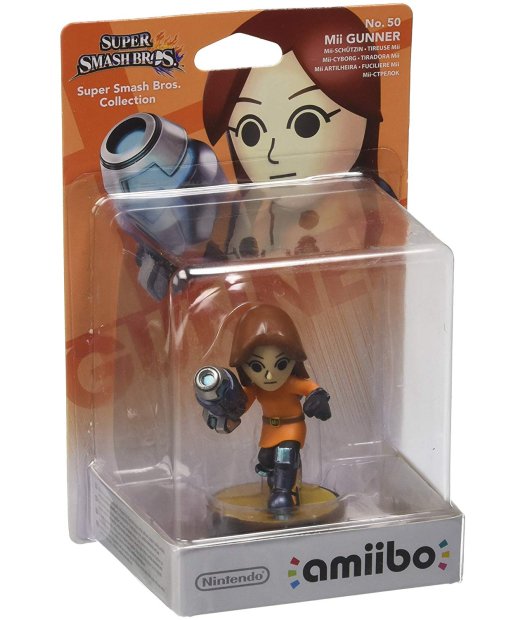 figura amiibo smash mii gunner