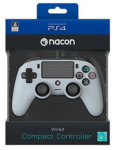 Mando Nacon Compact Controller Wired con Cable PS4 - Negro