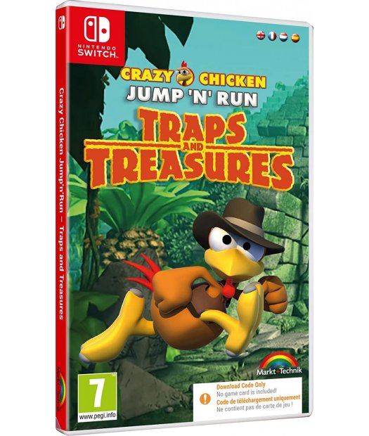 switch crazy chicken: traps and treasures - code