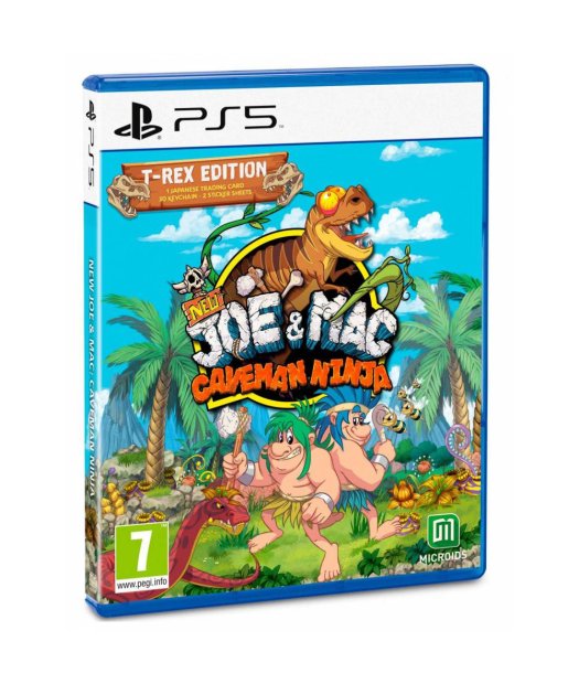 ps5 new joe and mac caveman ninja t-rex edition