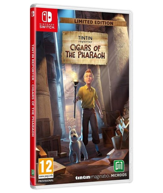 switch tintin reporter los cigarros del faraon