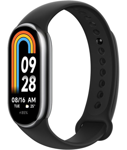 pulsera inteligente xiaomi mi smart band 8 negra