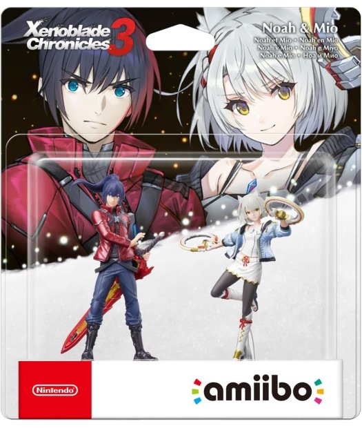 figura amiibo noah, mio (xenoblade)